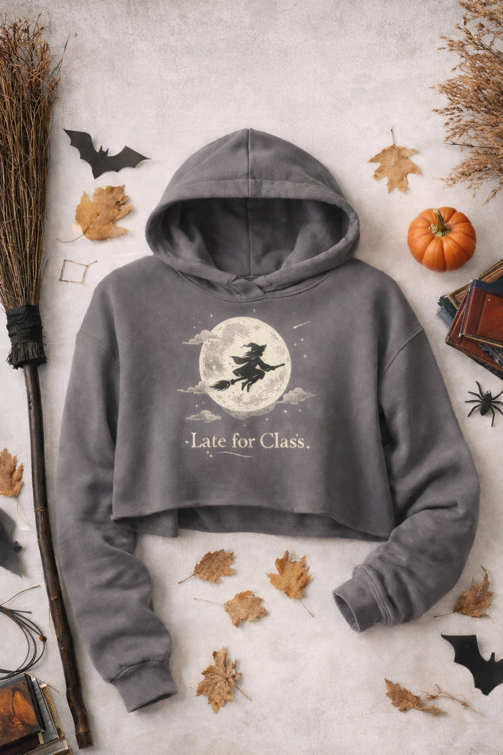 A Witches Dilemma Crop Hoodie